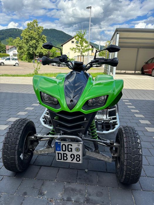 Kawasaki KFX 700, 2006 Verde,15.000 km