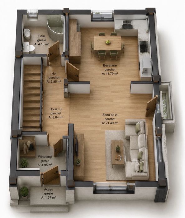 NOU! Duplex Premium în Valea Adâncă – Strada Mărului
