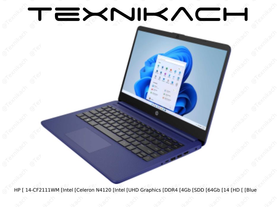 Ноутбук • HP 14-CF2111WM (Celeron N4120 + UHD Graphics) • Доставка