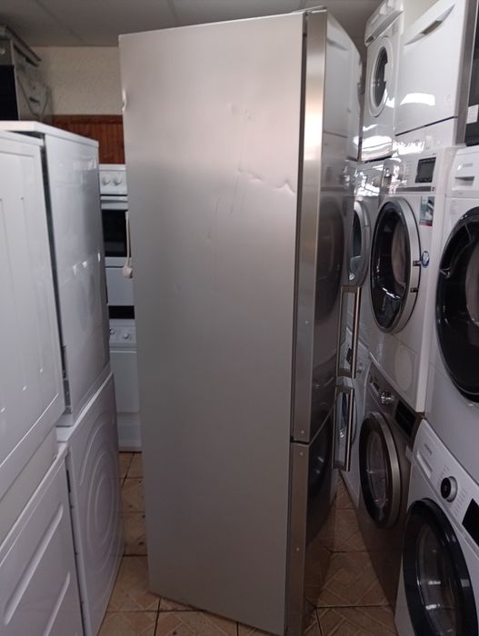 Иноксов комбиниран хладилник с фризер Сименс Siemens 2години Гаранция!