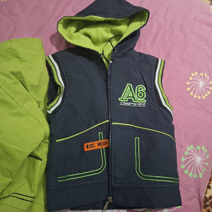 Детская куртка с безрукавкой