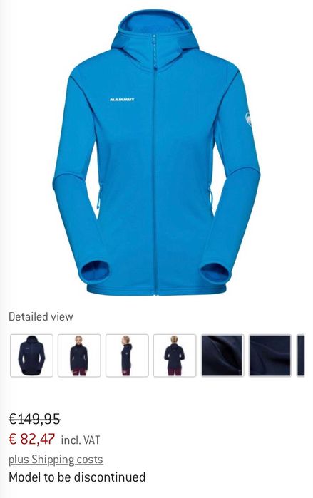 Mammut Aconcagua полар дамско яке М