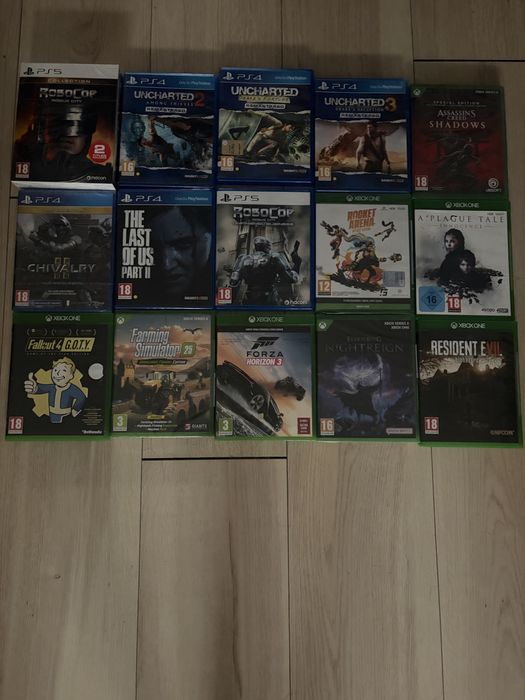 Lot jocuri xbox one/series x, ps4/ps5