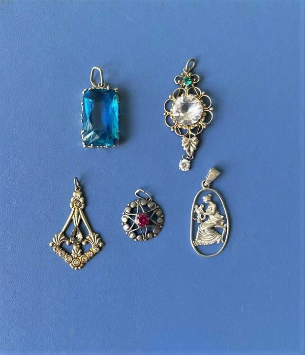 Серебряные кулоны 875 проба СССР