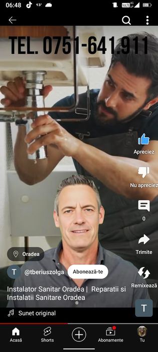 Instalator sanitar si termic
