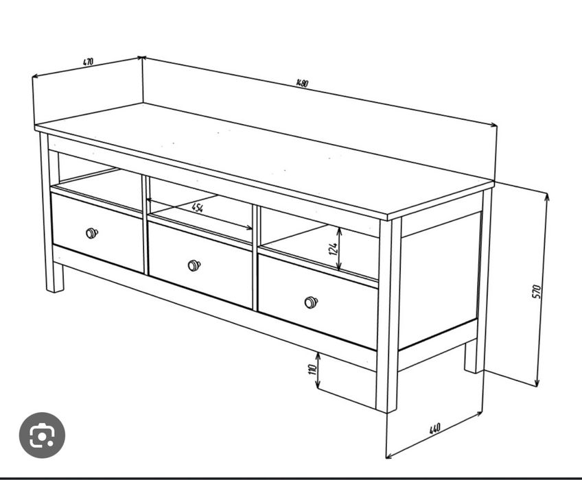 IKEA HEMNES тумба под тв