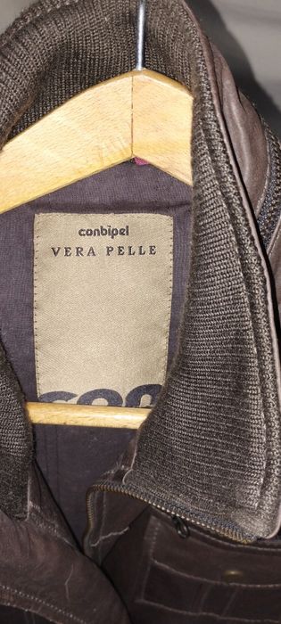Giaca piele made in Italia Conbipel optime condiții