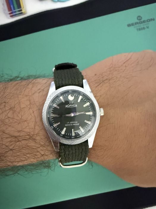 Vintage swiss watch  recomditionat cu uleiuri sintetice de la moebius