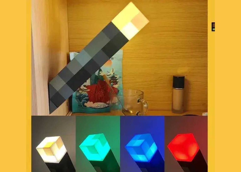 Minecraft лампа ночник