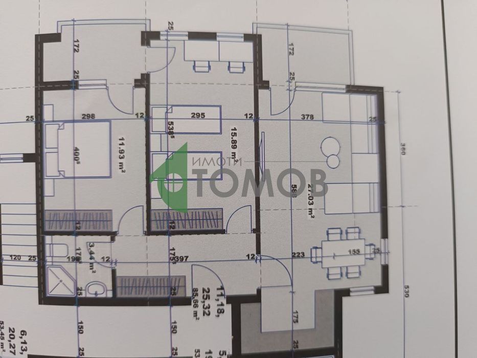 Продава се Тристаен апартамент в Стара Загора, Три чучура - север - 100 кв.м за 485 €/кв.м - Снимка #1