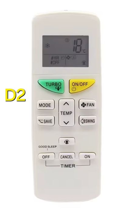 Дистанционни за климатици Fujitsu ,  DAIKIN  , GREE , Panasonic