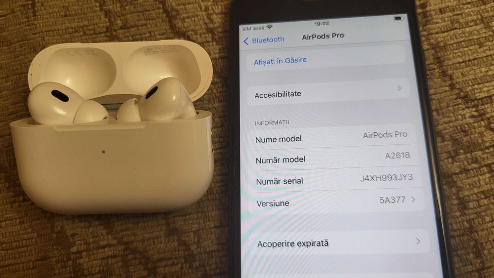 APPLE Casti Air Pods Pro 2  A2618 fuctionale
