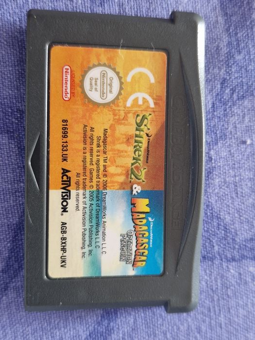Jocuri Shrek2 & Madagascar Game Boy Advance