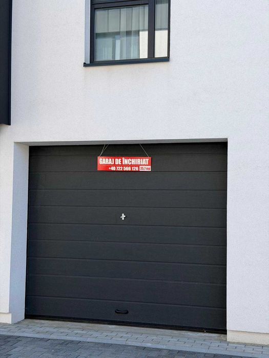 Garaj mare 25,7 m² de închiriat – apă + curent – construcție nouă
