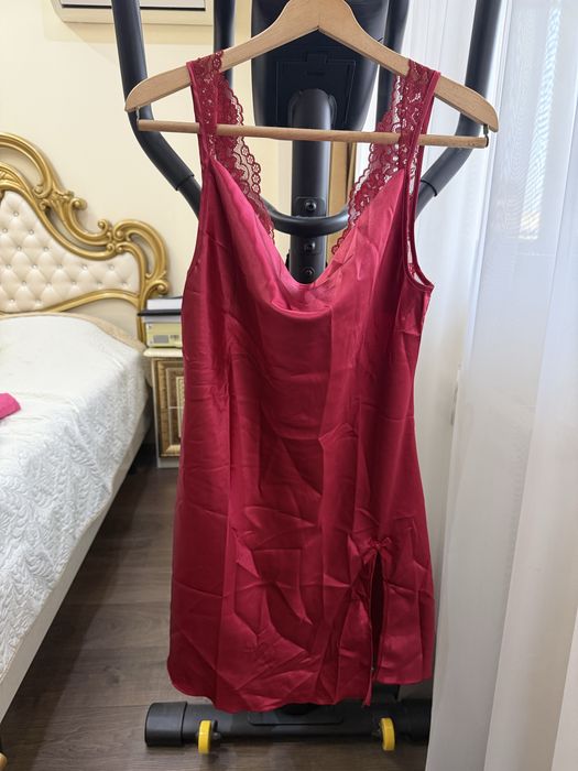 Дамска сатенена нощница