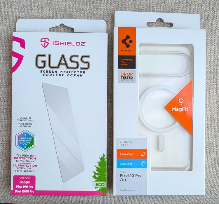 Google Pixel 10, нов, с кейс и протектор