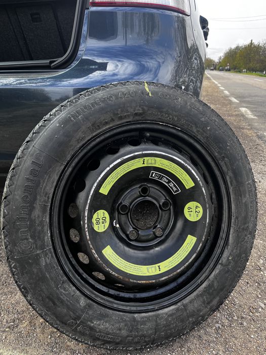 Roata rezerva ingusta "slim" Mercedes 16 inchi - 125/90 R16 - Originala