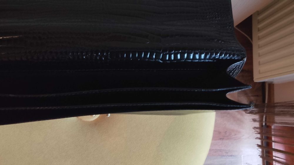 Servieta/Geanta eleganta, Office, Croc Look, lacuita -  Exclusivista