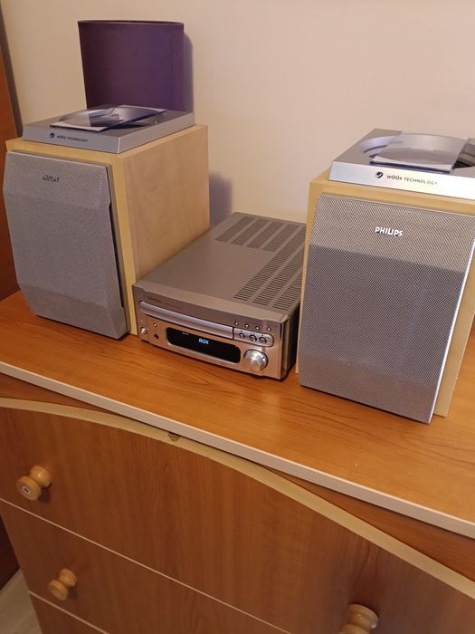Boxe superbe Philips MC 70 woox și amplituner Denon