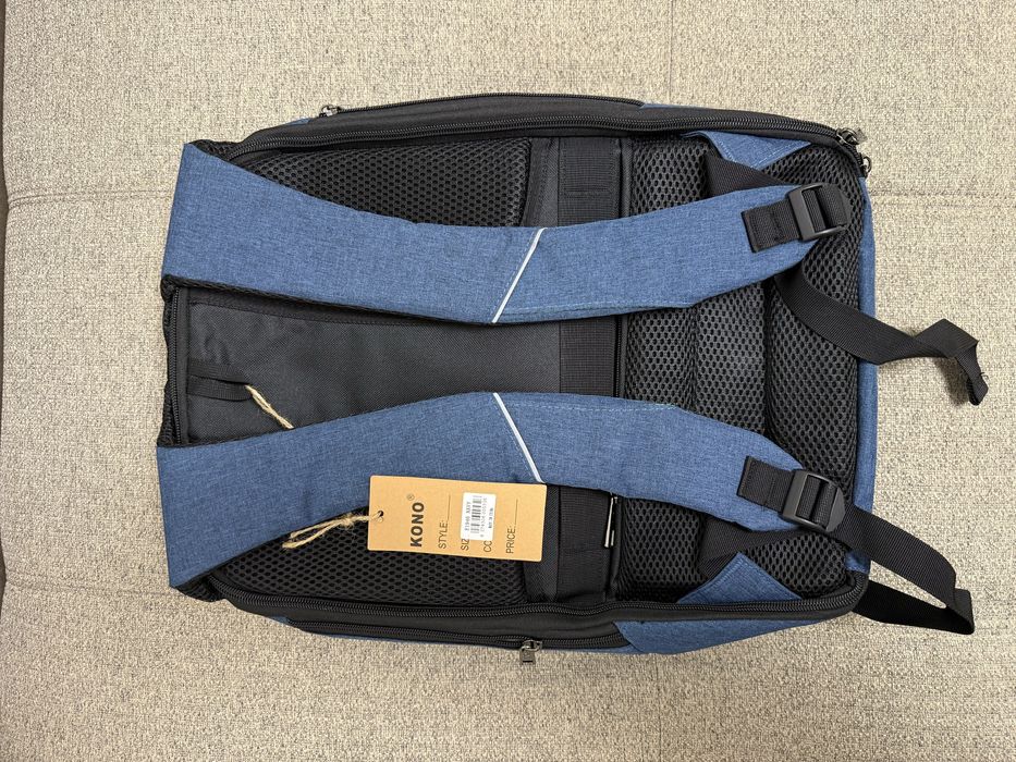 Rucsac / Ghiozdan barbati KONO - bleumarin - NOU cu eticheta