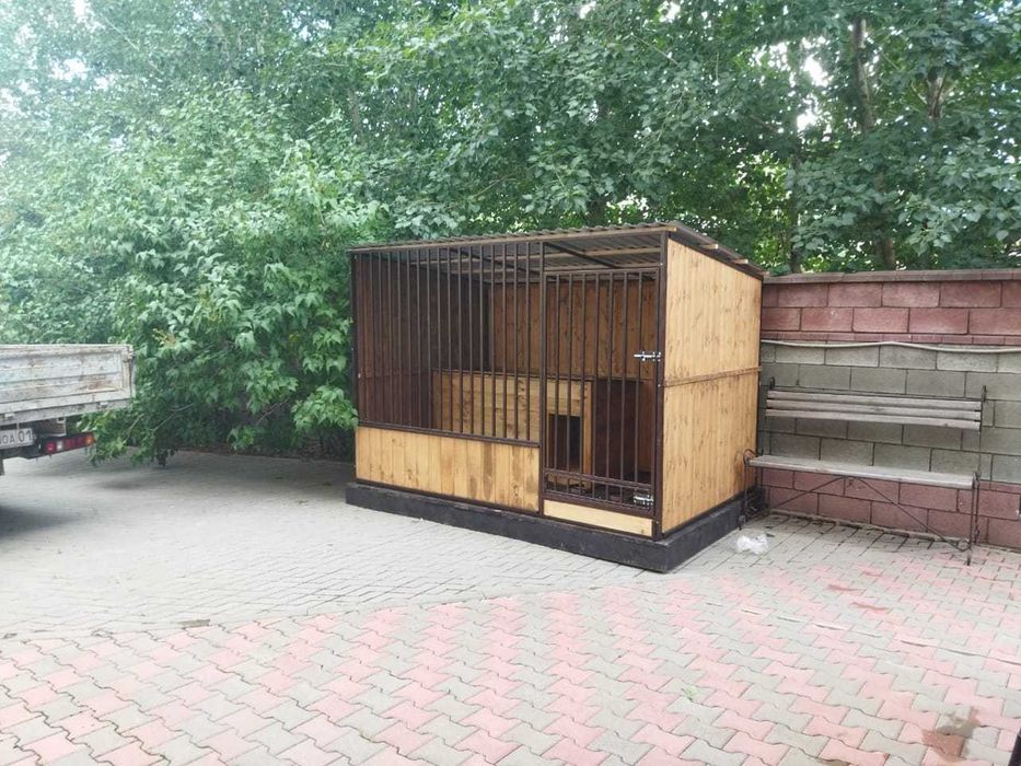 Вольер для собак питомник немецкая овчарка алабай
