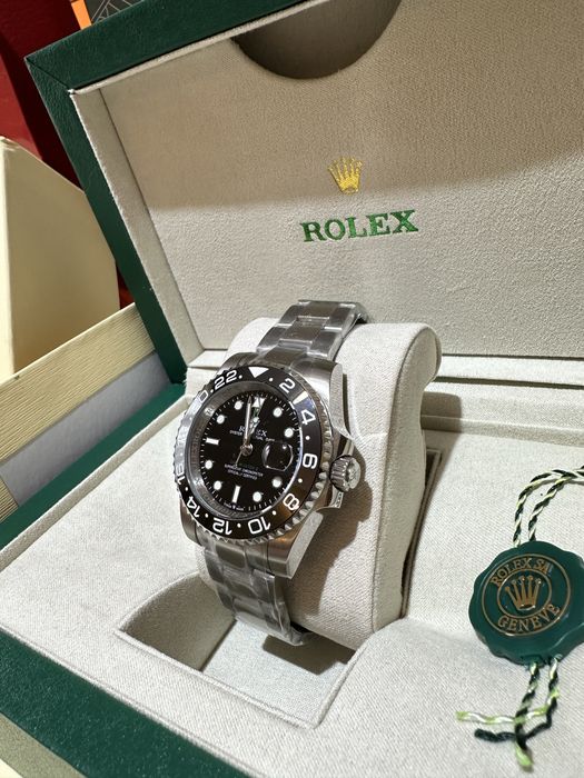 Ceas Rolex GMT-MASTER II Silver/Black Dial