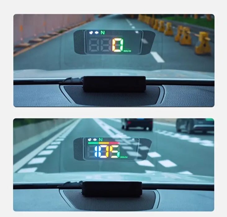 Автомобилен Head Up Display( HUD)Скорост,посока предупрежде