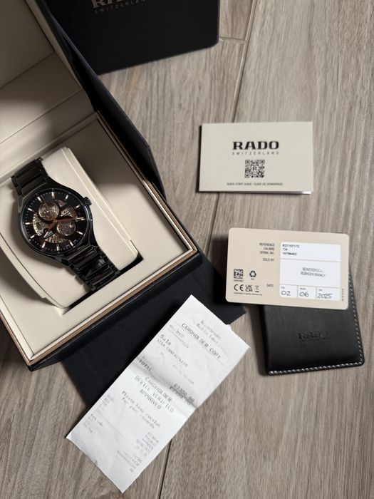 Керамичен часовник Rado True Round Open Heart 40mm
