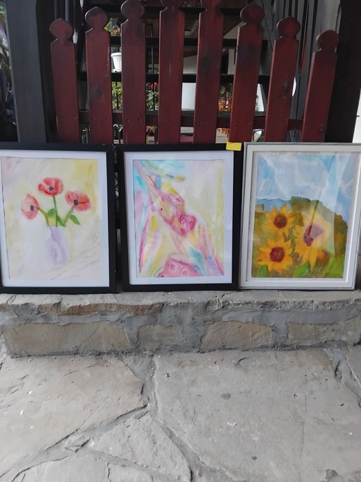 Ръчно рисувани рамкирани енергийни картини,50/100€