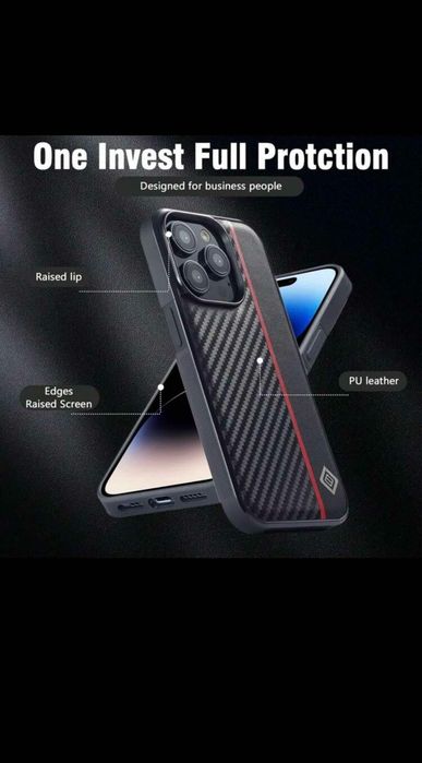 Продавам кейс за айфон 15 про! Състояние ново!