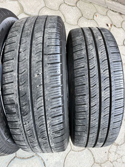 Jante otel 5x120mm, anvelope iarna 215/60 R17C, VW T5, T6, Multivan