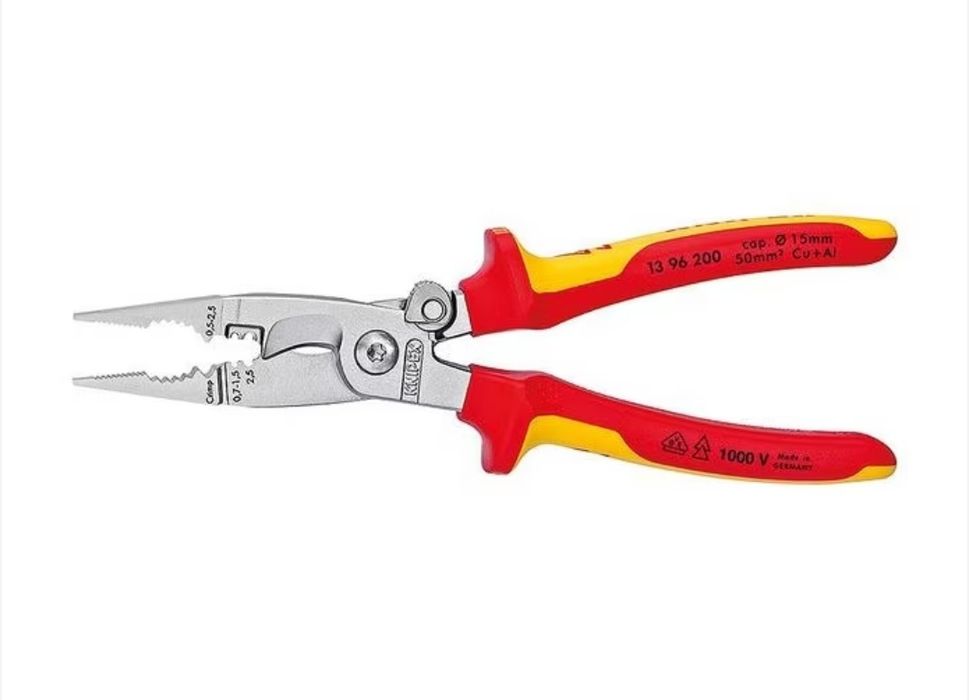 Knipex cleste dezizolator cablu cu maner izolat 0,75-2,5 mm2