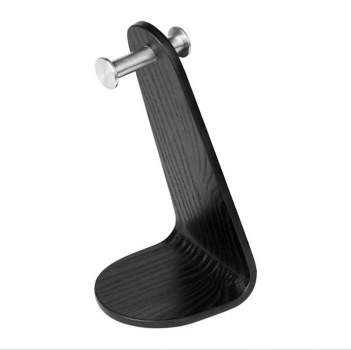 Suport căşti, furnir frasin si aluminiu
