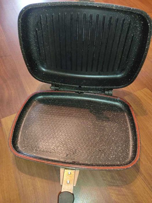 Novio easy cook, robot de bucatarie tigaie grill Dubla 34cm