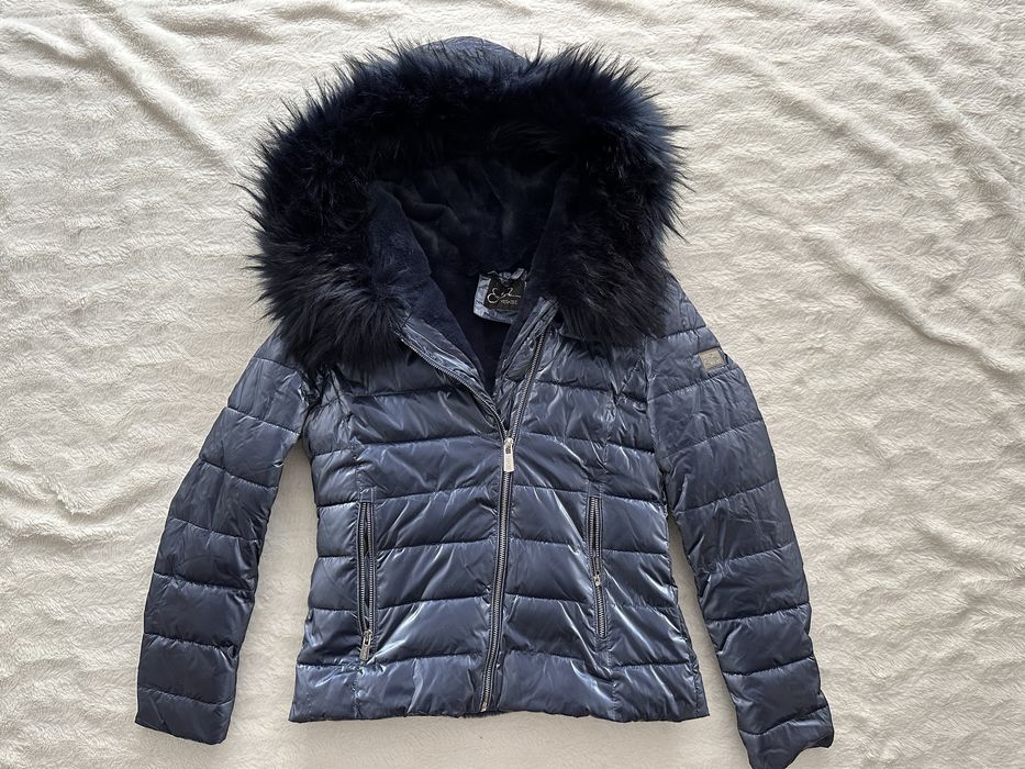 Geaca iarna Yes Zee foarte calduroasa cu gluga si blana