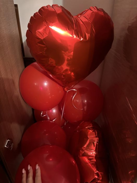 Красные Воздушные Шарики 8шт