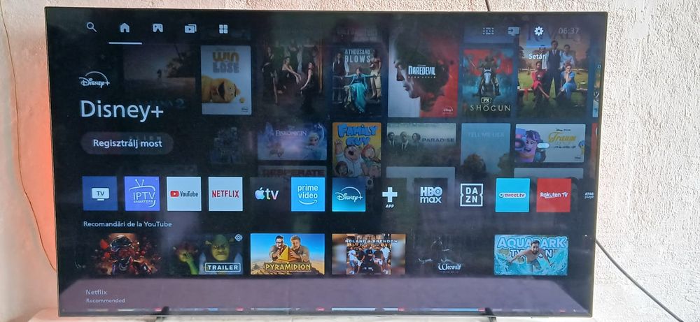 Tv Philips Ambilight  diagonala 139 cm in garantie