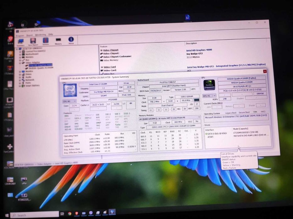 Fujitsu Celsius H720