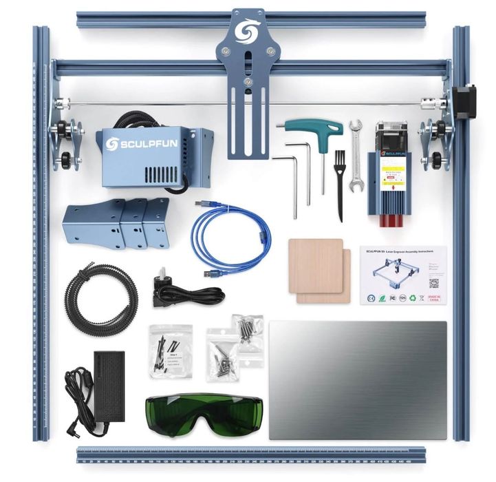 Лазерна машина за гравиране Sculpfun S9-921 5.5w