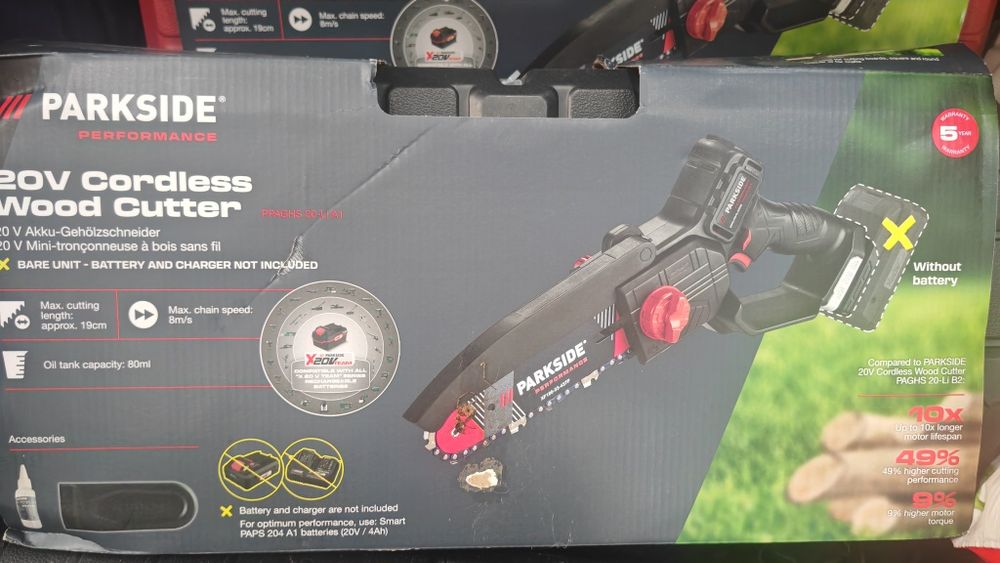 Mini drujba Parkside Performance 20V