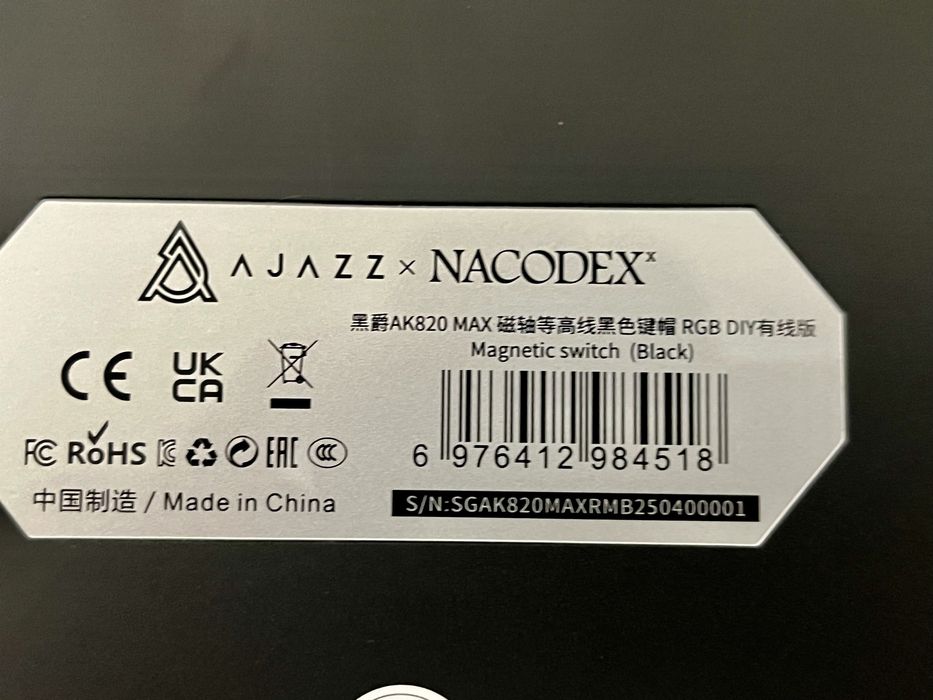 Комплект Ajazz AK820 Max HE | Attack Shark X3 Pro | Коврик 900x400