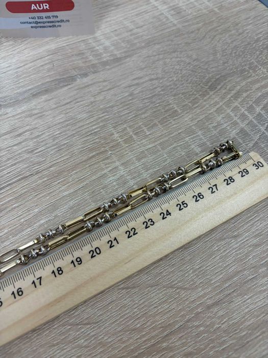 Lant aur 14k 12.11gr (Ag39 / b17972.1) Garantie 2 ani!