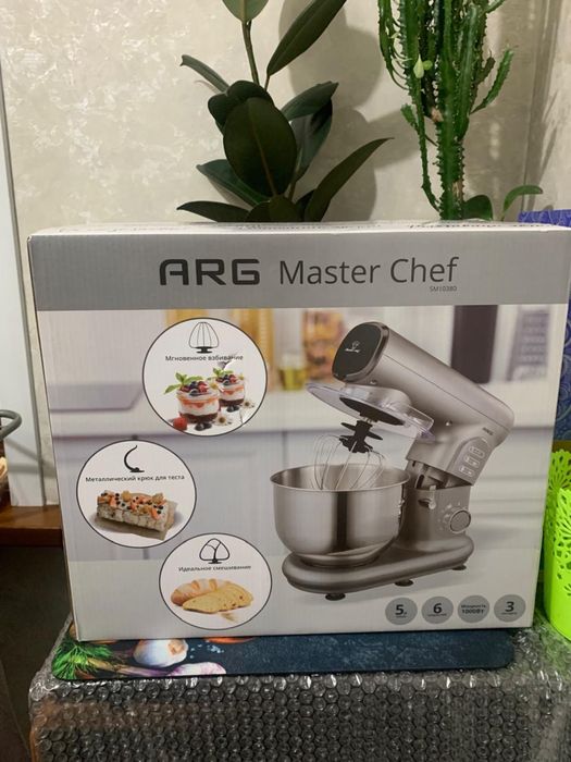 Планетарный миксер ARG Master Chef 5 л, 1000 Вт