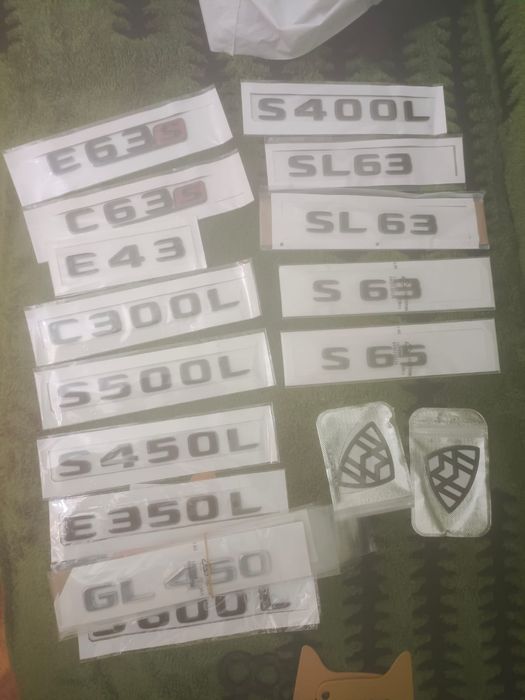 Шильдики Надписи Мерседес