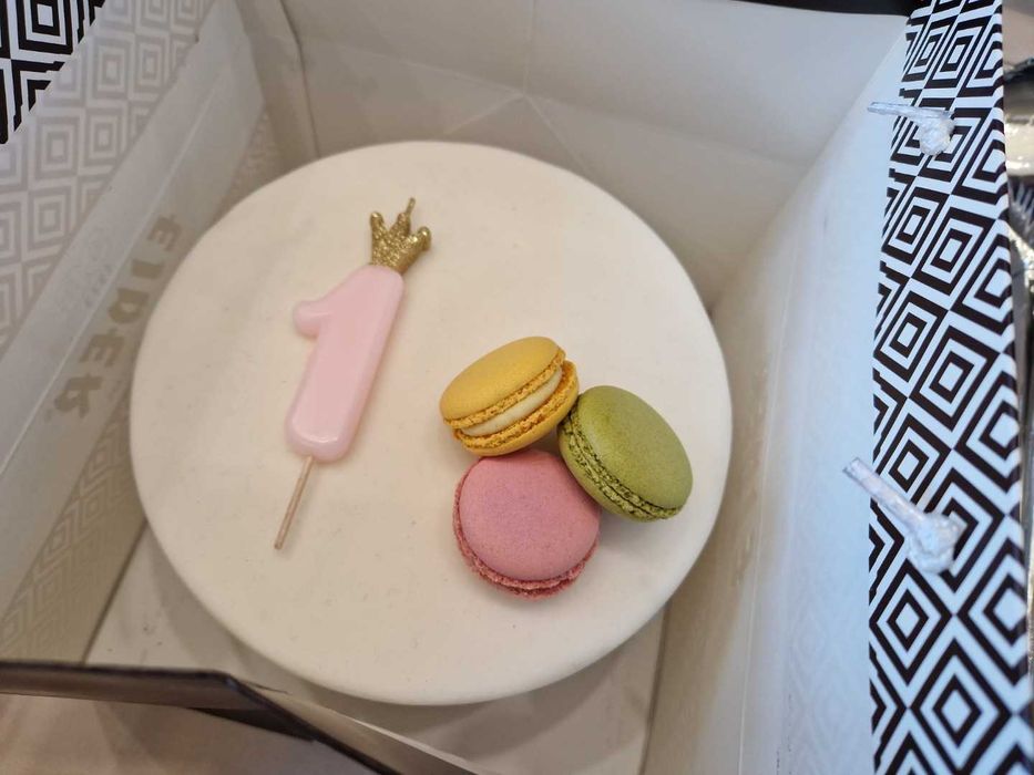 Декор за Първи рожден ден: Макетна торта + 2 броя големи фотофони