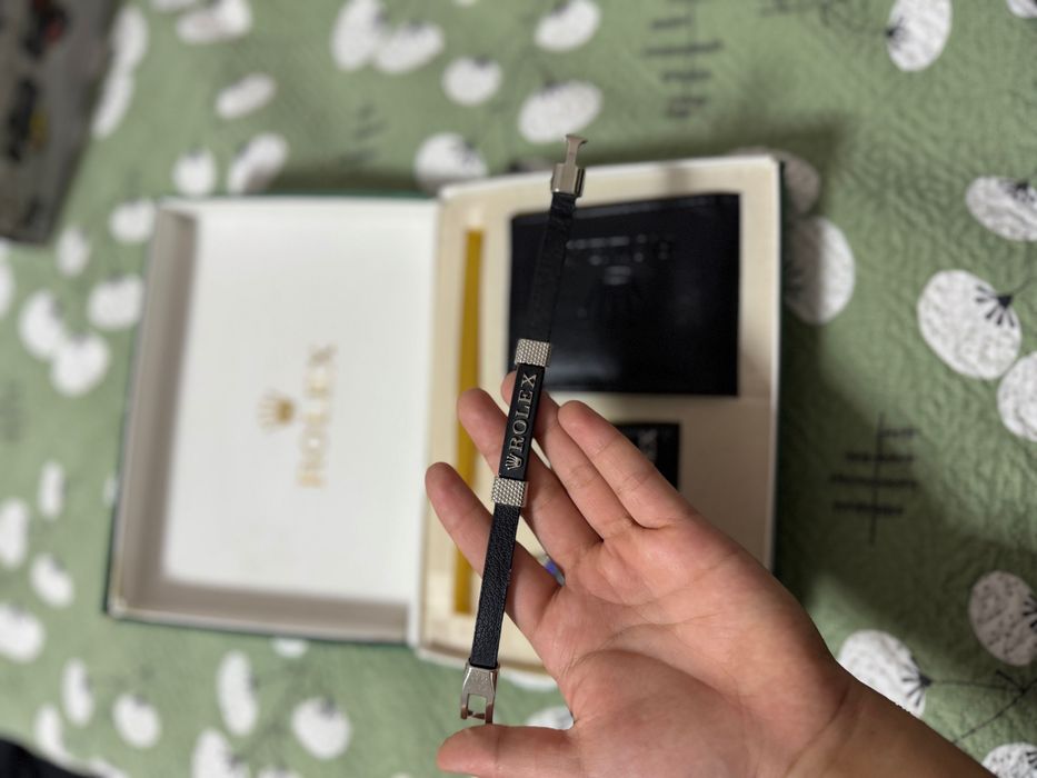Набор Rolex: часы + браслет + визитница + запонки