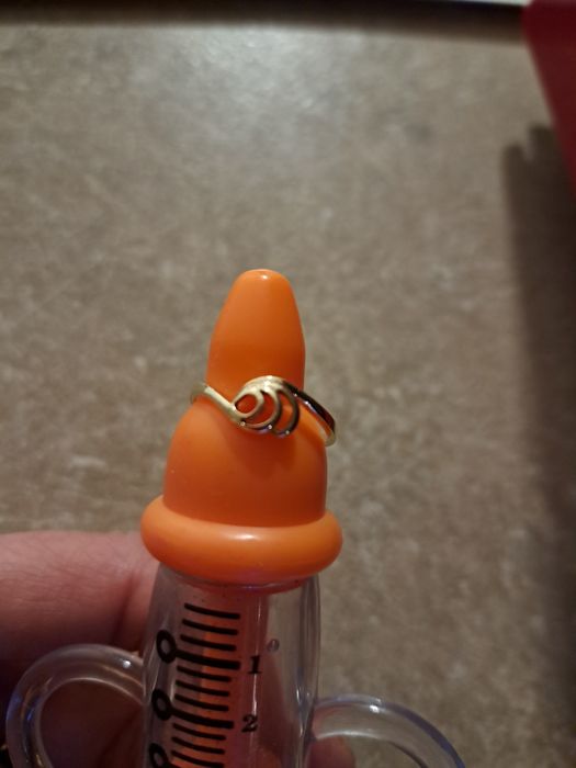 Inel aur de 14 k,nou superb ,subtire