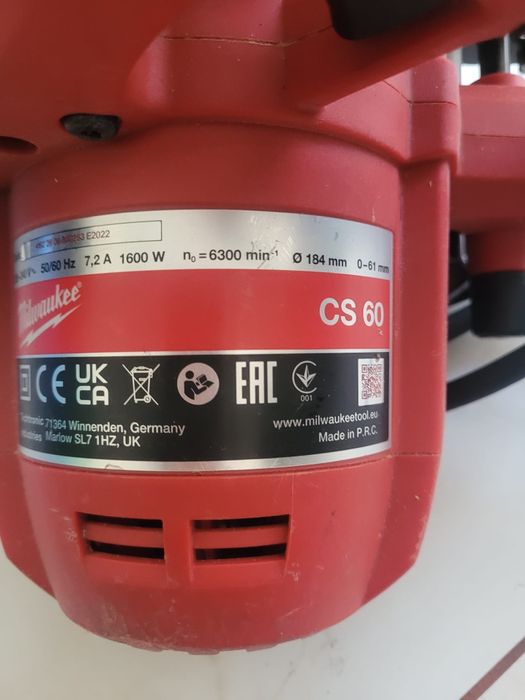 Circular Milwaukee CS 60 an 2022