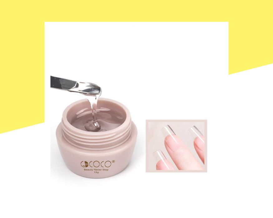 Гел за изграждане Thick Extension Gel GDCOCO–15мл,прозрачен, млечнобял