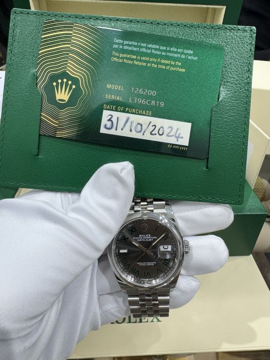 Rolex Datejust Wimbeldon 36mm